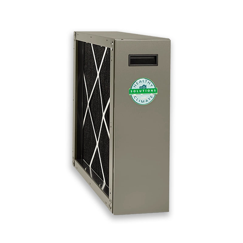 Lennox HC16 high-efficiency air filter displayed against a clean white background